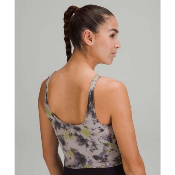 LULULEMON Align Tank Top Size 14 Radial Tie Dye Mauve Grey Multi - Picture 3 of 7
